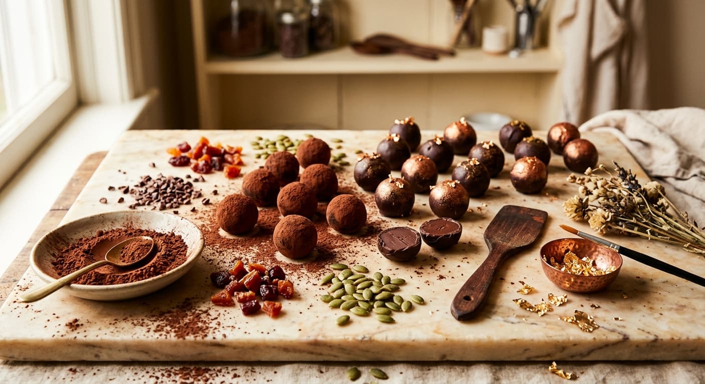 Artisan chocolate box