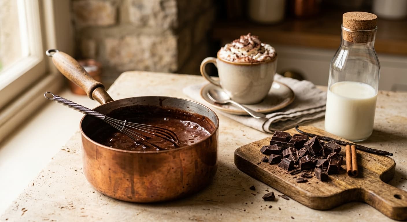 The Perfect Viennese Hot Chocolate