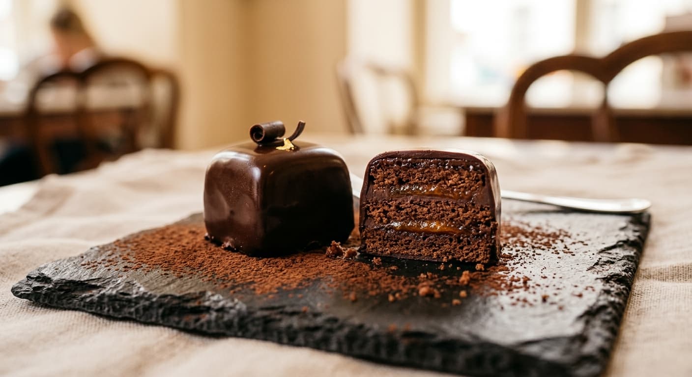 Sachertörtchen-Praline